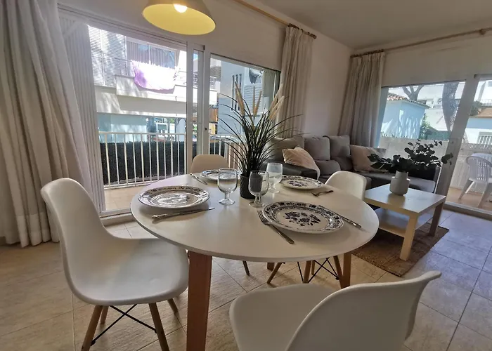 En Platja D'aro: A/c, Parking, A 2 Pasos De La Playa, 3 Hab, Terraza. - Es-209-12 아파트 플라티야 다로